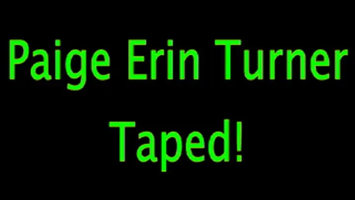 Paige Erin Turner: Taped Up