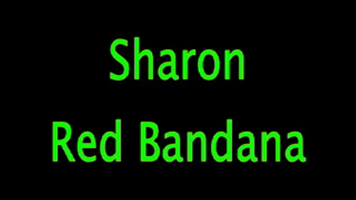 Sharon: Red Bandana Bondage