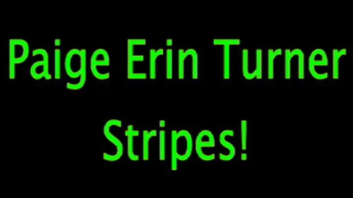 Paige Erin Turner: Stripes!