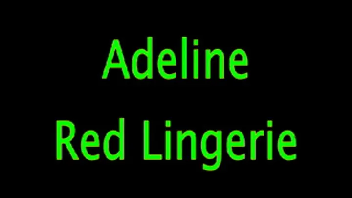 Adeline: Red Lingerie