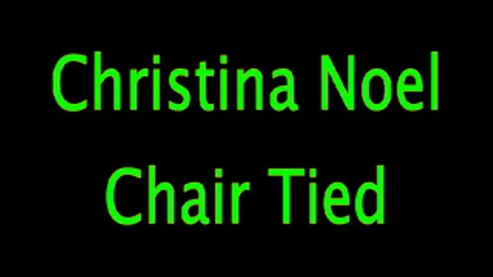 Christina Noel: Chair Tied Again