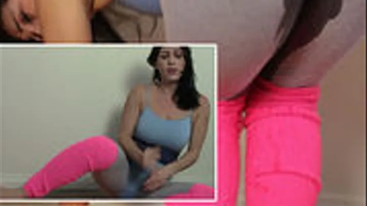 INEED2PEE - Yoga instructor Kymberly Pees spandex leotards legwarmers