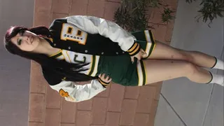 INEED2PEE IPOD - Brookelynne Briar Cheerleader wetting uniform OMORASHI