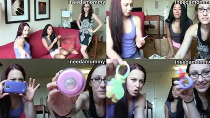 INEEDAMOMMY - 3 mommies turn you into ABDL sissy & laugh