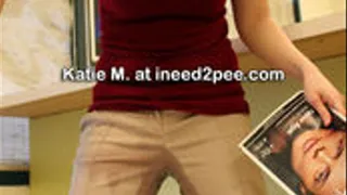 INEED2pEE - Katie pees her pants at work! oops!