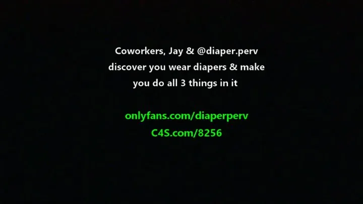 Diaper Lover Audio - Coworkers Jay & D-Perv Discover your Diaper & Messing