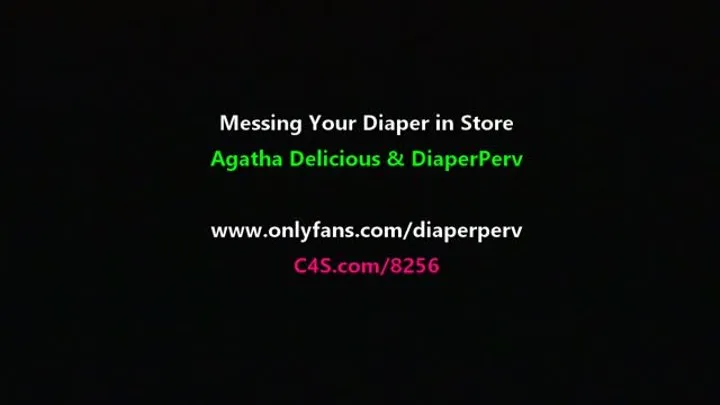 ABDL Audio Fantasy Messing Diaper in Store with Step-Mommy Agatha