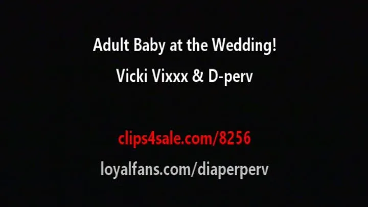 ABDL Audio Vicki Vixx Brings her AdultBaby to wedding & messes