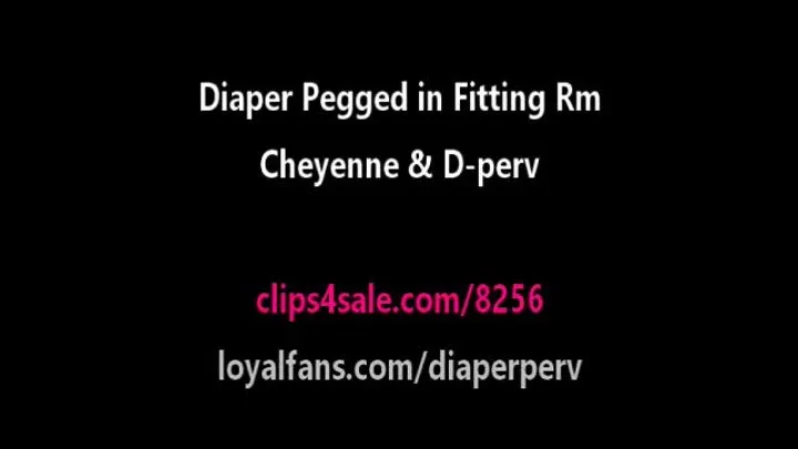 ABDL Audio Diapered Sissy Gets Pegged in Fitting Room