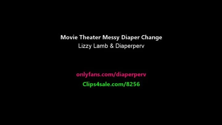 ABDL-Step-Mommy Lizzy Lamb Messy Diaper Change Movie Theater