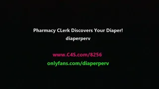 Diaper Lover Audio Caught by drugstore employee Diaper Messing & Cum