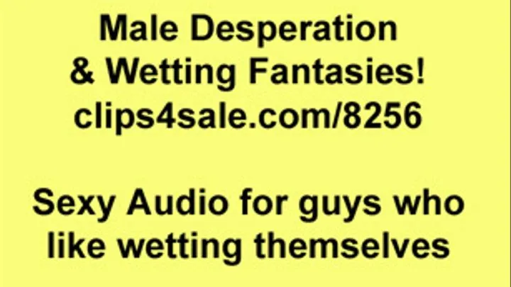AUDIO ONLY - Wetting Embaressment for Guys Peeing in Office in front of Boss