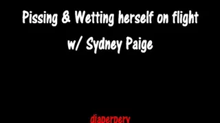 Female Desperation AUDIO Sydney Paige Messed & Pissed herself on flight!