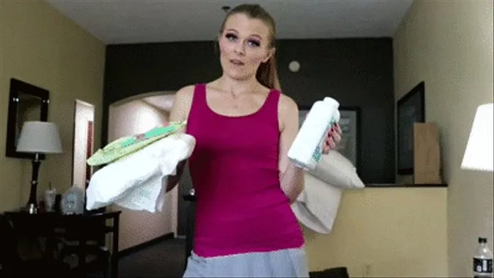 Diaper Lover Kitty Quinn fucks you in your wet diaper