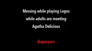ABDL Audio Agatha Delicious ageplay messing diaper during meeting