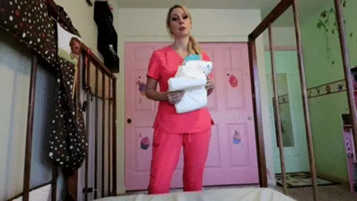 INEEDAMOMMY IPOD Nurse Sydney Wears a diaper with you & diapers you