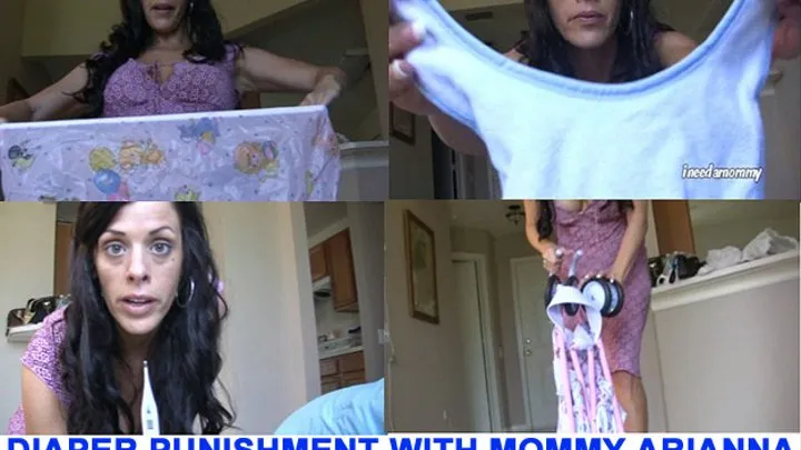 INEEDAMOMMY - Arianna MAD step-mommy diaper punishment & humiliation