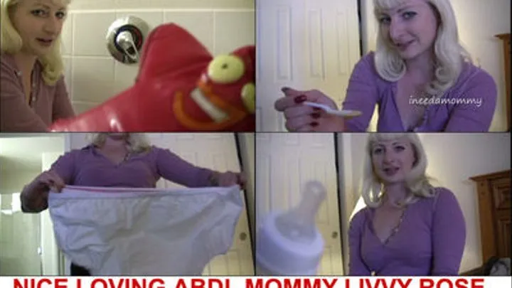 INEEDAMOMMY - Livvy Rose sweet ABDL Step-Mommy bathes u