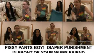 INEEDAMOMMY - Candi & Friend, Diaper Punishment you bad baby boy!