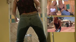 INEED2PEE - Tabitha pisses her tight jeans