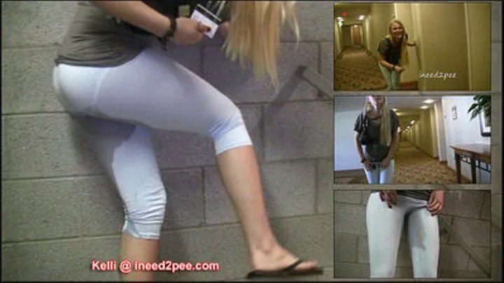 INEED2PEE - Kelli pee desperation wetting leggings