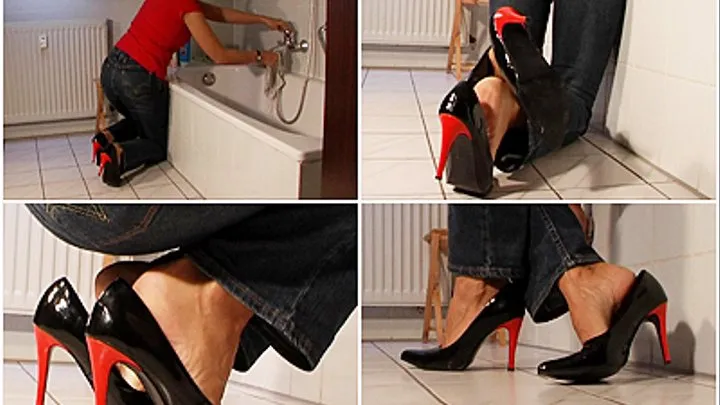 Heels popping during the housework