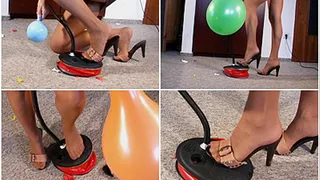 Balloonspumping in wooden mules