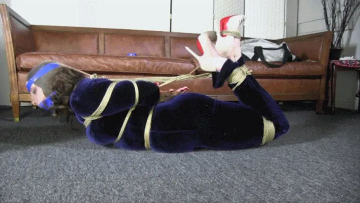 She said it was her tightest hogtie yet