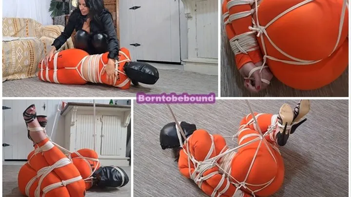 Rachel's decompressing continues with rope bondage part 2