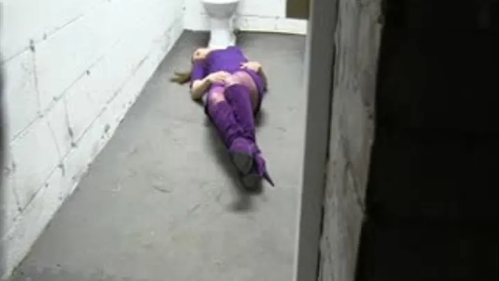 They left her hogtied on the floor, contemplating her fate