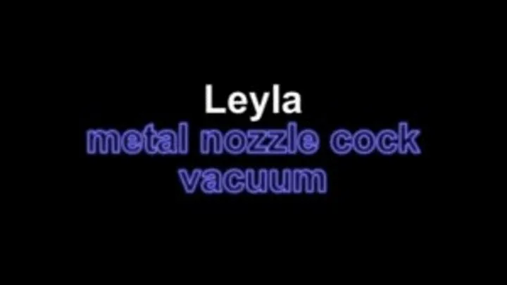 Leyla metall nozzle cock vacuuming