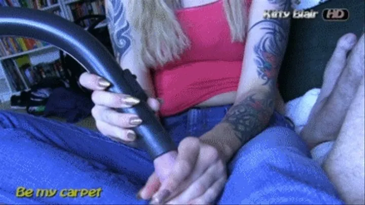 Kitty Blair fucking your cock with vacuum cleaner nozzle part II