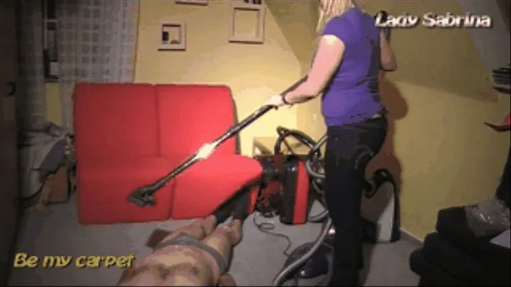 Lady Sabrina vacuum cleaner test session with 4 differen vacuum cleaners ***part I***