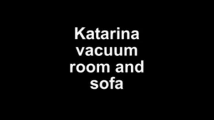 Katarina vacuum room and sofa