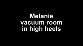 Melanie vacuum carpet in high heels
