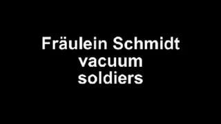 Giantess Fräulein Schmidt vacuum all soldiers away!!!