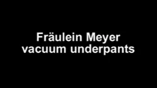 Fräulein Meyer vacuum underpants in bed