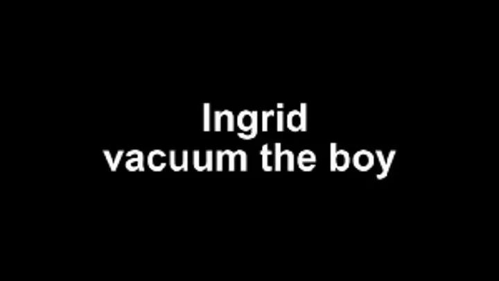 Ingrid vacuum boy with metalnozzle