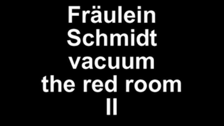 Fräulein Schmidt vacuum the red room II