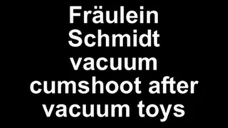 Fräulein Schmidt vacuumjob after vacuuming toys