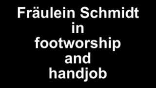 footjob from Fräulein Schmidt