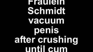 Fräulein Schmidt vacuum Penis to cum