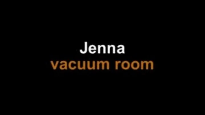 Jenna vacuum room