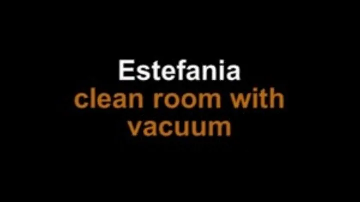 Estefania clean room with vacuum