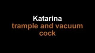 Katarina trample cock and vacuum it