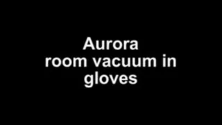 Aurora vacuum room in gloves