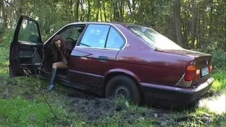 BMW stuck