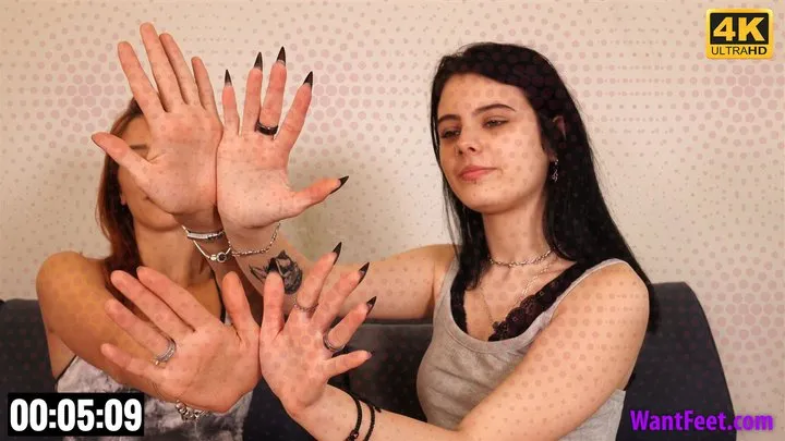 Beautiful Models Hands Measure