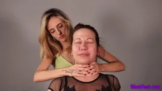 Petite Hands Neck Choking - Throat Fetish