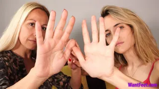 Sexy Women Hand Comparison